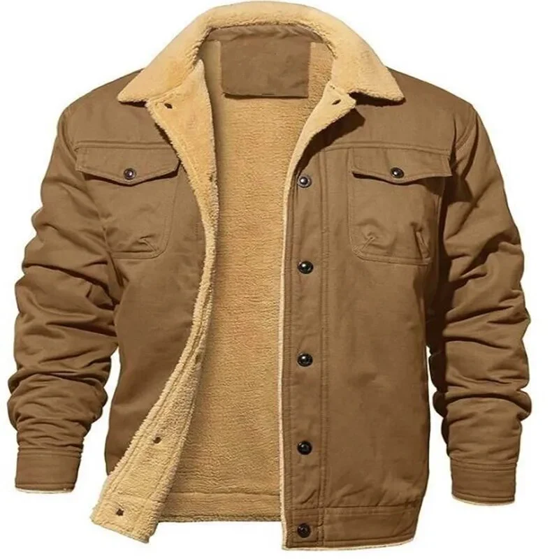 Warme Fleece-Cargo-Jacke für Männer - Image 2