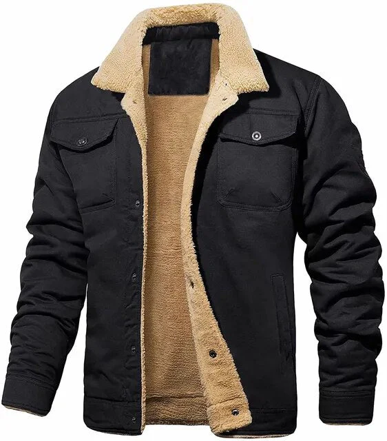 Warme Fleece-Cargo-Jacke für Männer - Image 7