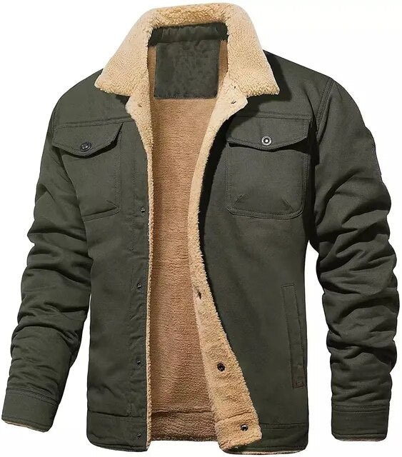 Warme Fleece-Cargo-Jacke für Männer - Image 9