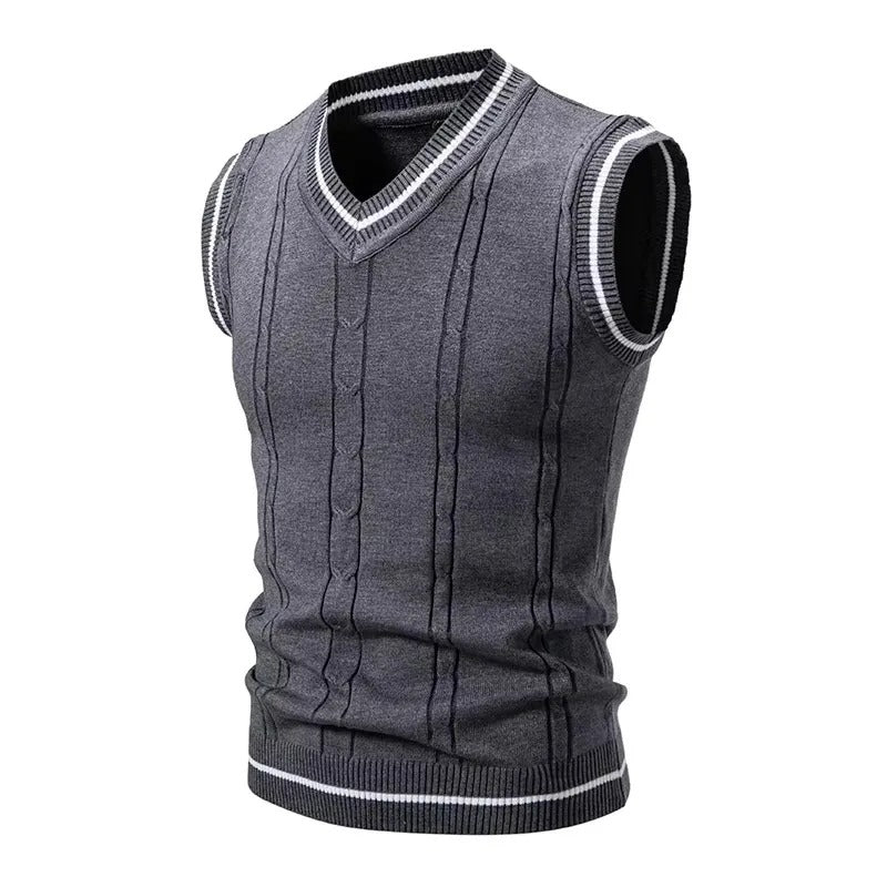 Warme Herren Pullover Weste - Image 8