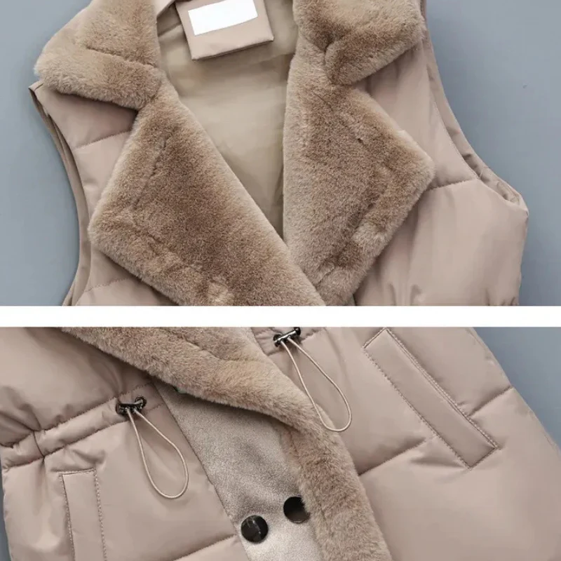 Warme Plüschweste für Damen | Ärmellos - Image 4
