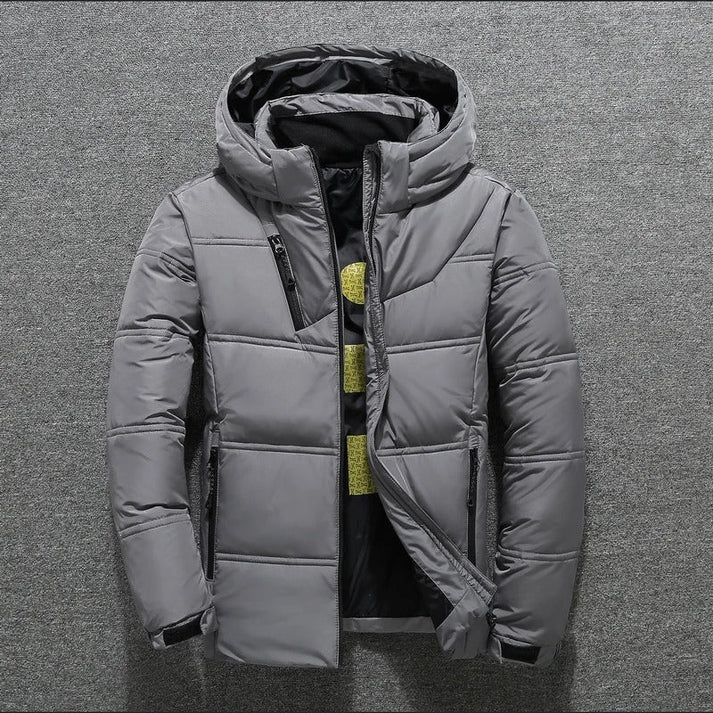 Warme wasserdichte winterjacke mit kapuze für herren | ideal für den winter - Image 4