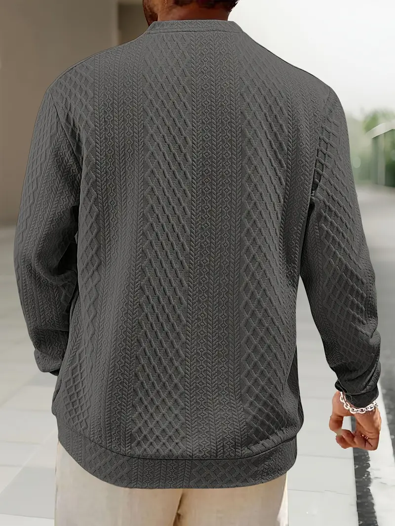 Warriner – Langärmliges Sweatshirt Mit Geometrischem Muster - Image 4