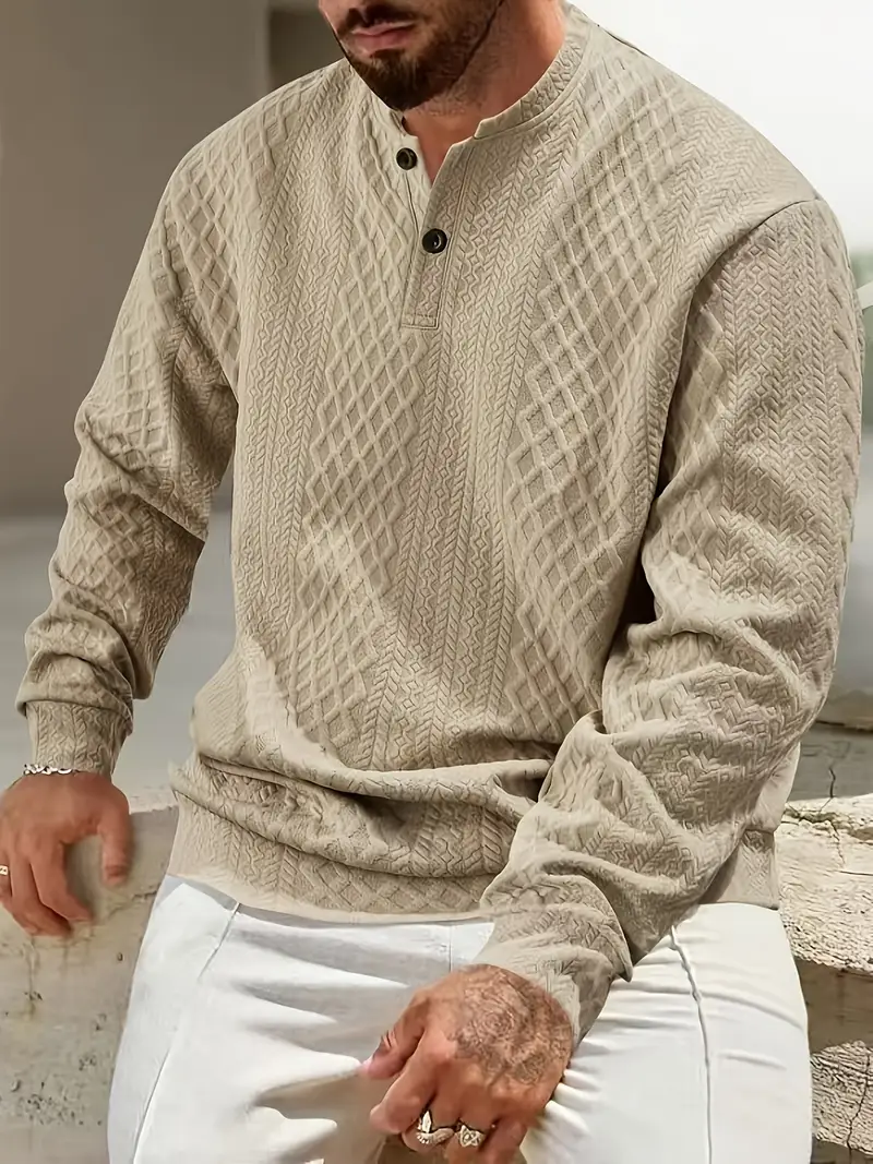 Warriner – Langärmliges Sweatshirt Mit Geometrischem Muster - Image 7