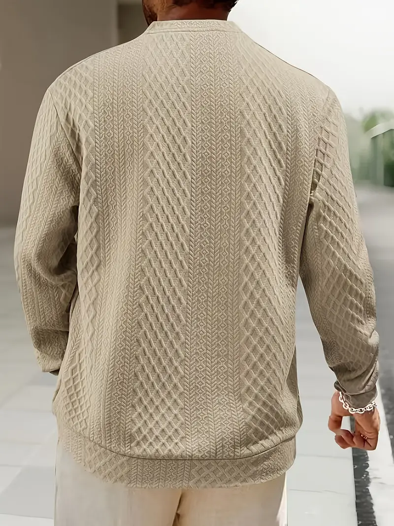 Warriner – Langärmliges Sweatshirt Mit Geometrischem Muster - Image 8