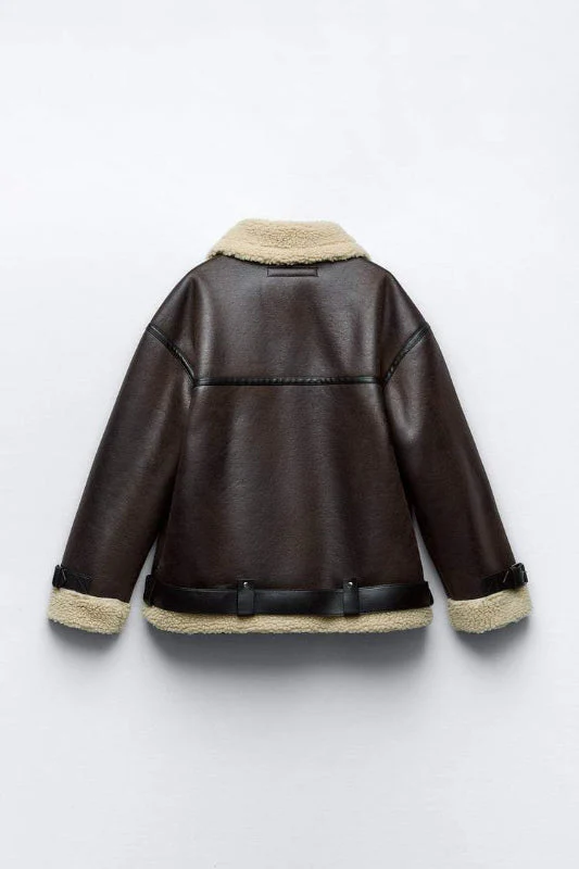 Wasserabweisende Damenjacke mit Revers – Synthetikjacke für verschiedene Anlässe - Image 4