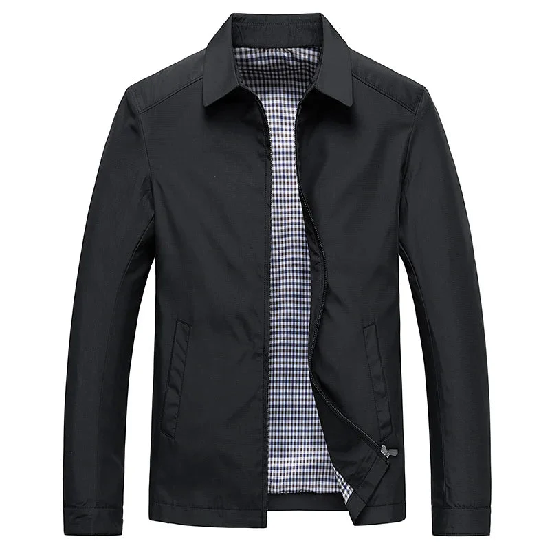 Wasserabweisende Herrenjacke mit Taschen – ideal für Outdoor und Alltag - Image 3