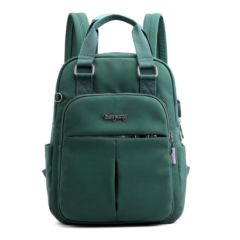 Wasserabweisender Laptop-Rucksack mit USB-Anschluss – multifunktional und geräumig für Damen und Herren - Image 8