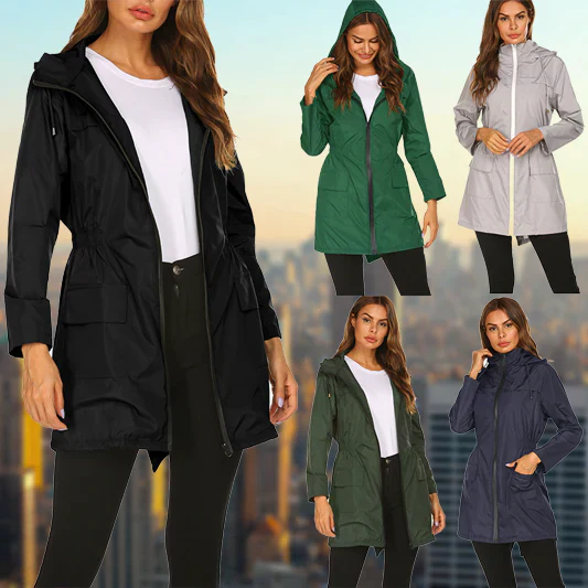 Wasserdichte damen outdoor regenjacke - Image 7