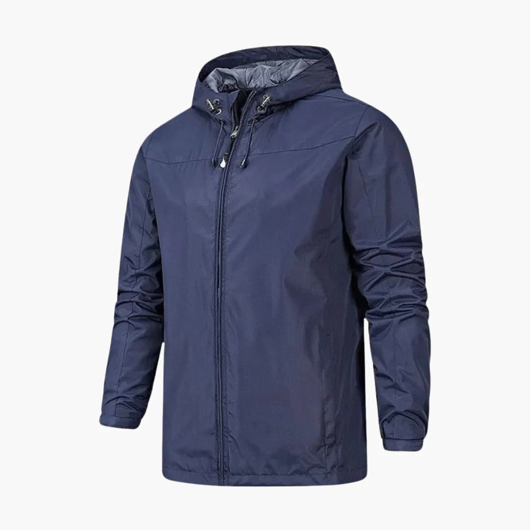 Wasserdichte Regenjacke für Herren mit Atmungsaktivem Material