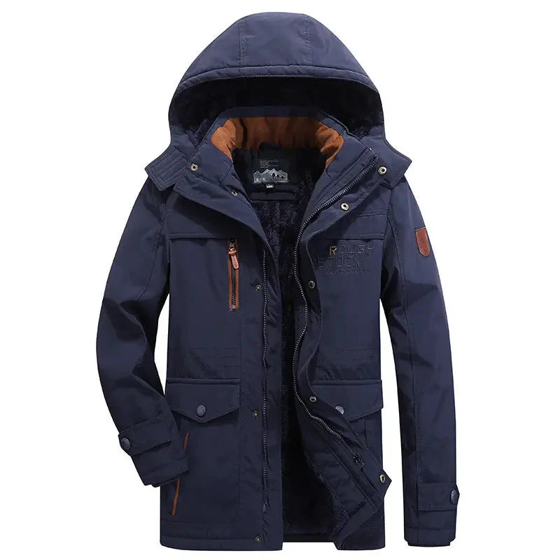 Wasserdichter Parka Wintermantel Kapuzenjacke