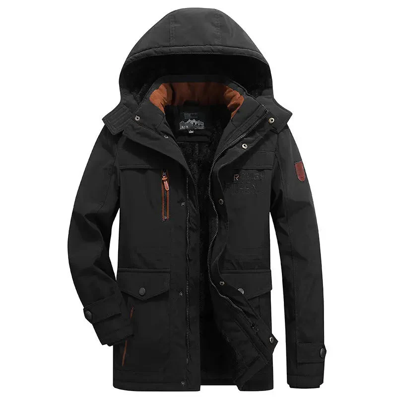 Wasserdichter Parka Wintermantel Kapuzenjacke - Image 3