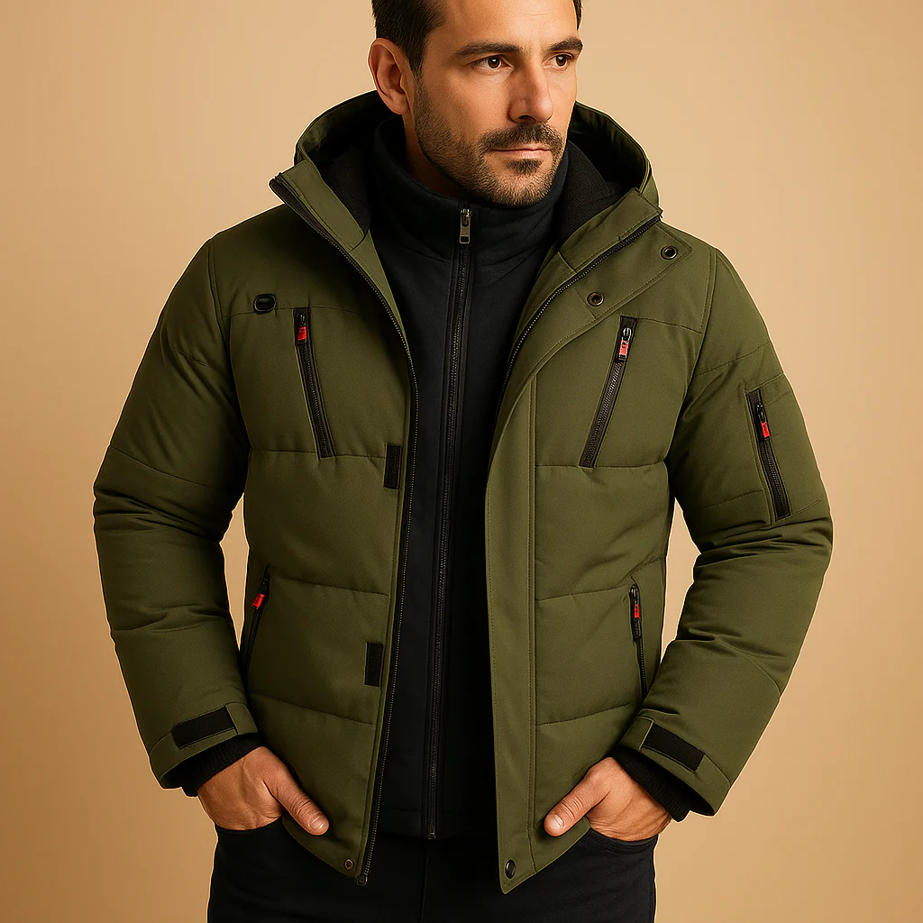 Wasserfeste Winterjacke mit warmem Futter für Herren | Joris - Image 4