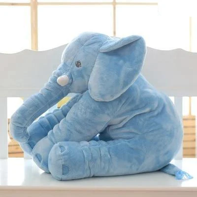 Weiches Babyelefanten-Plüschtier – Kuschelkissen zum Wohlfühlen, für Nickerchen und frühes Lernen - Image 5