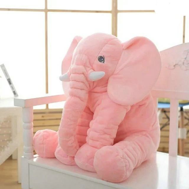 Weiches Babyelefanten-Plüschtier – Kuschelkissen zum Wohlfühlen, für Nickerchen und frühes Lernen - Image 6