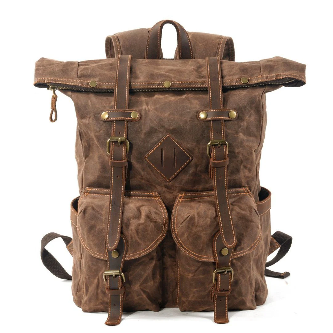Wendell Vintage Rucksack mit Schnallen - Image 2