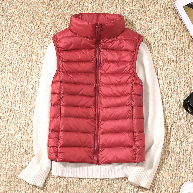 Weste Damen Leicht Gepolstert | Ärmellose Outdoor-Weste - Image 4