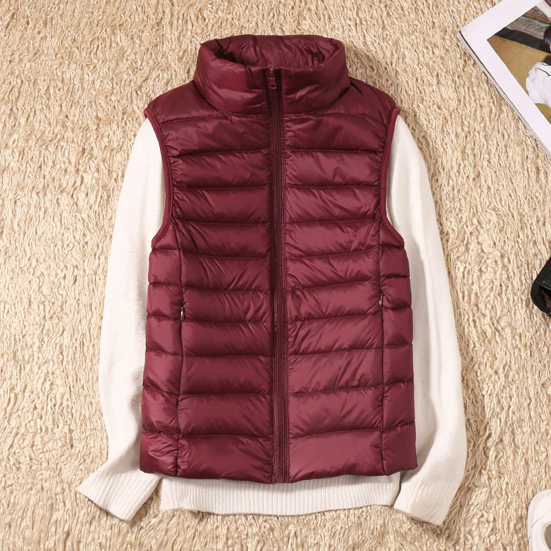 Weste Damen Leicht Gepolstert | Ärmellose Outdoor-Weste - Image 6