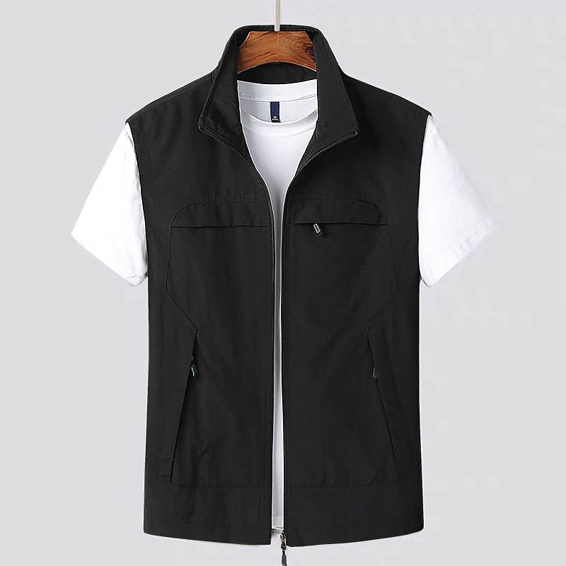 Weste Herren Outdoor Mit Taschen | Atmungsaktiv Und Schnelltrocknend - Image 4