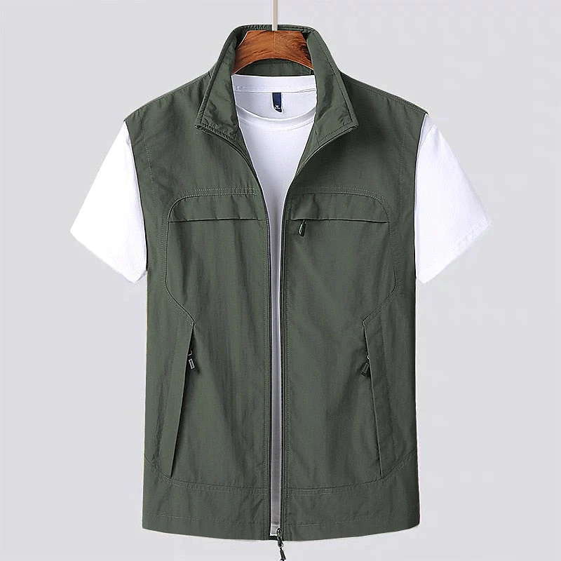 Weste Herren Outdoor Mit Taschen | Atmungsaktiv Und Schnelltrocknend - Image 5