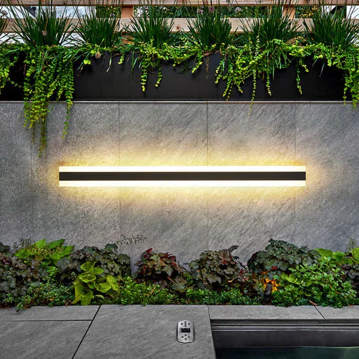 Wetterfeste AuĂenwandleuchte schwarz â Moderne LED AuĂenwandleuchte fĂŒr Terrasse und Garten, IP65 wasserbestĂ€ndig - Image 2