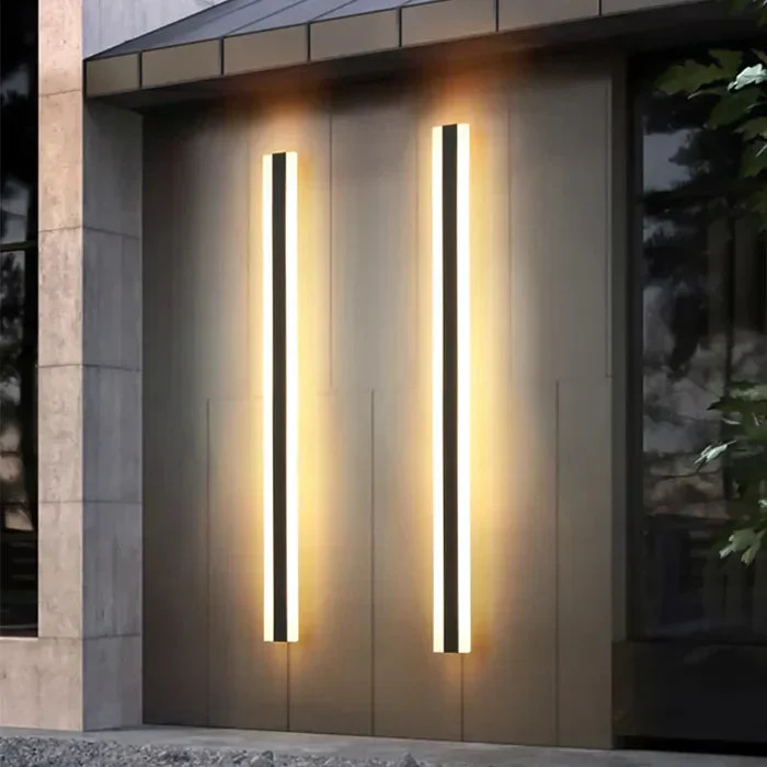 Wetterfeste AuĂenwandleuchte schwarz â Moderne LED AuĂenwandleuchte fĂŒr Terrasse und Garten, IP65 wasserbestĂ€ndig - Image 6