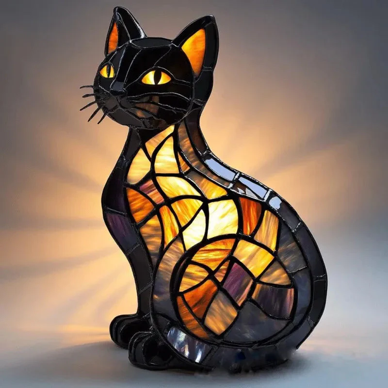 WhiskaGlow – Mitternachtsleuchtende Katzenlampe