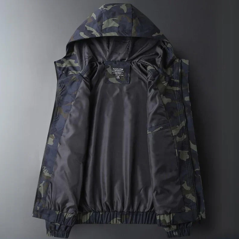 WILFRIED - WASSERDICHTE JACKE MIT CAMOUFLAGE-MUSTER - Image 2