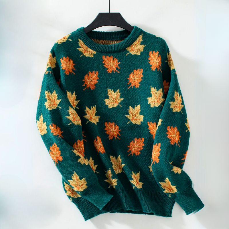 Willow Herbstblätter Strickpullover - Image 3