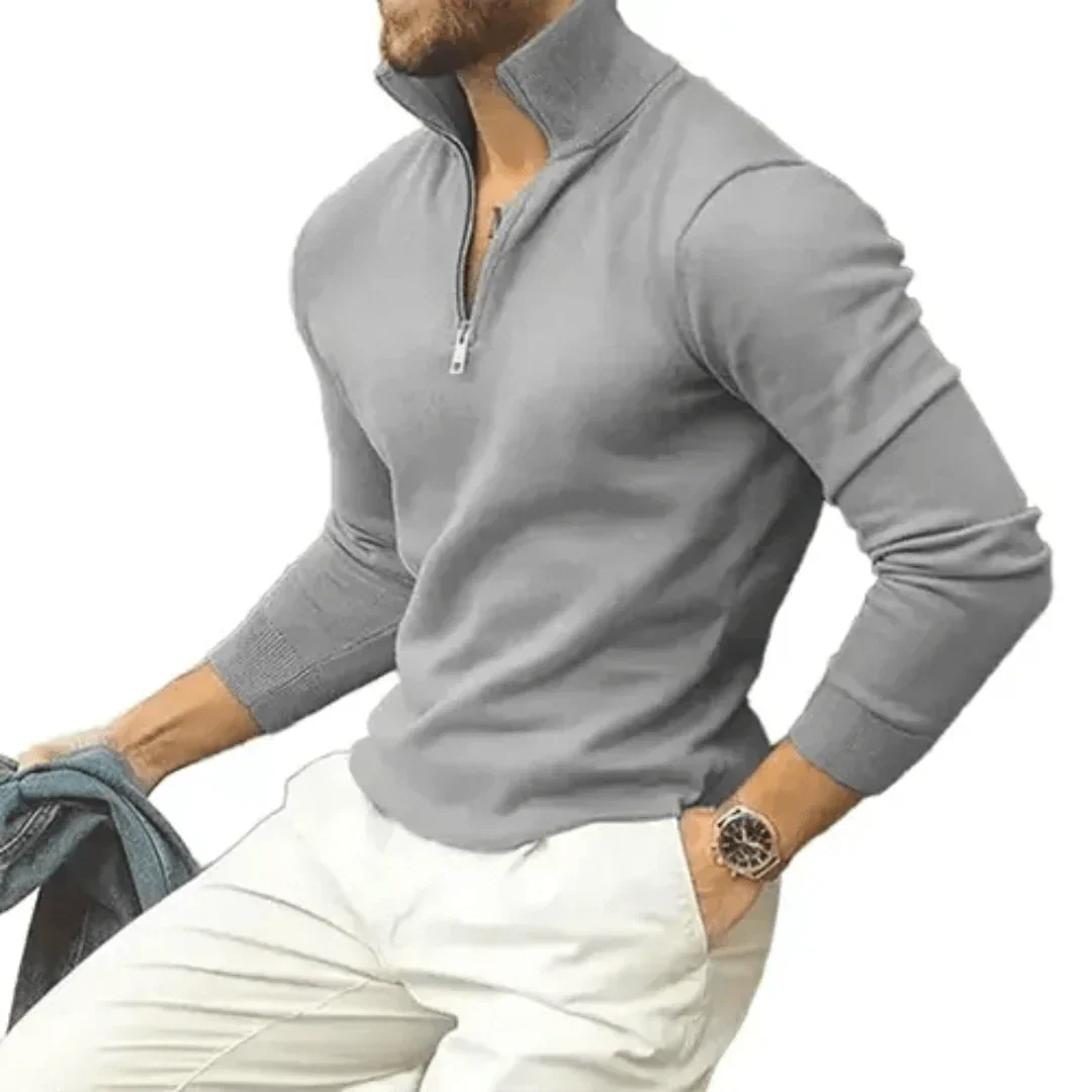 Wilton Rollkragenpullover mit Halbem Reißverschluss - Image 8