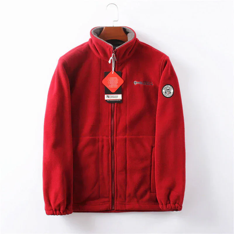 Winddichte & komfortable herren fleece jacke - Image 11
