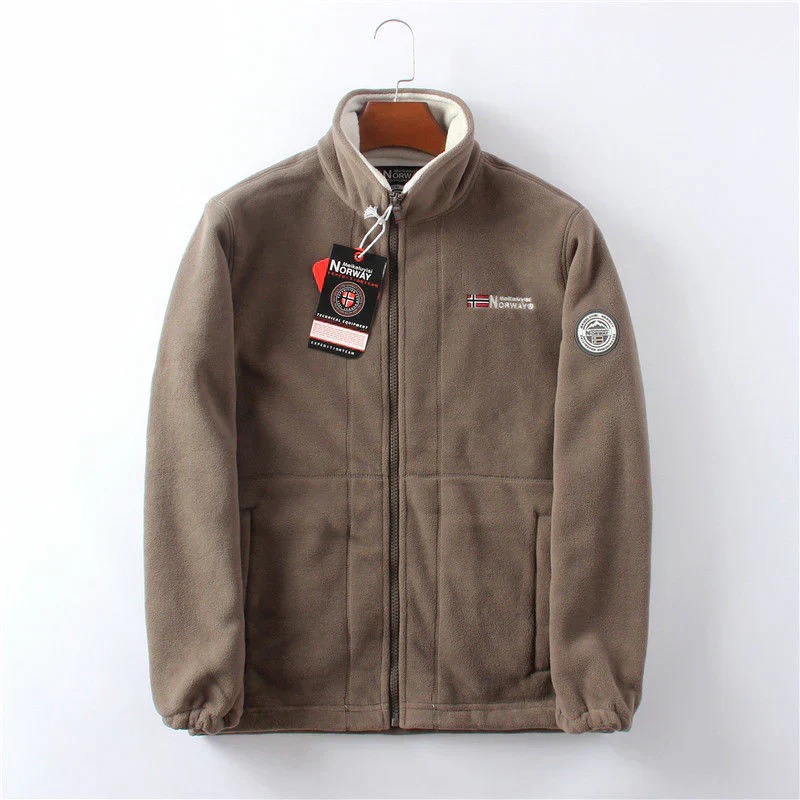 Winddichte & komfortable herren fleece jacke - Image 7