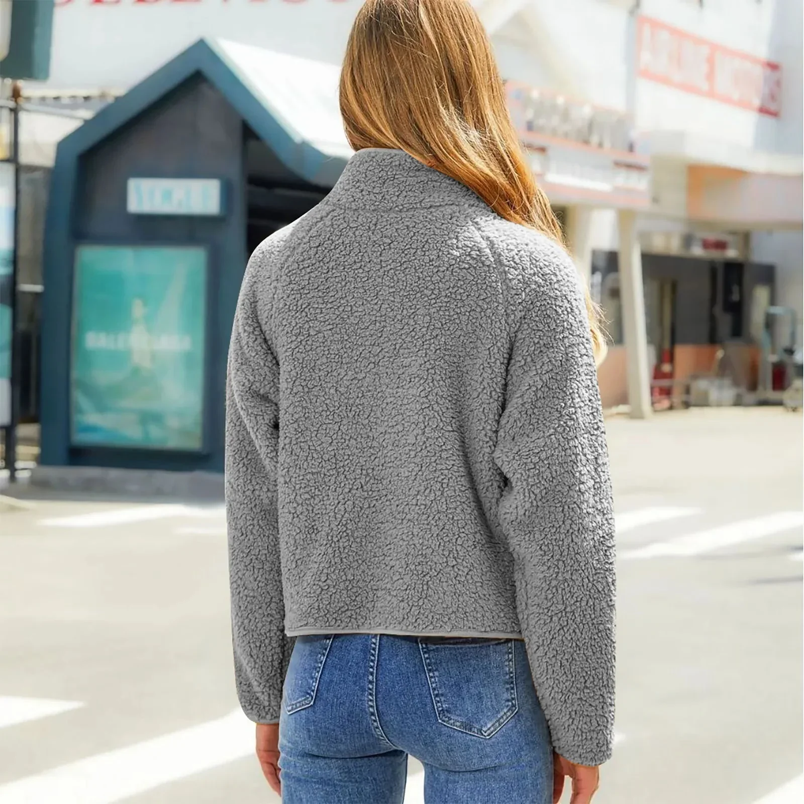 Winslet Gesteppte Fleece-Jacke - Image 4