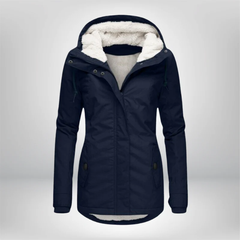 Winterjacke Damen mit Kapuze | Gefütterte Übergangsjacke - Image 3