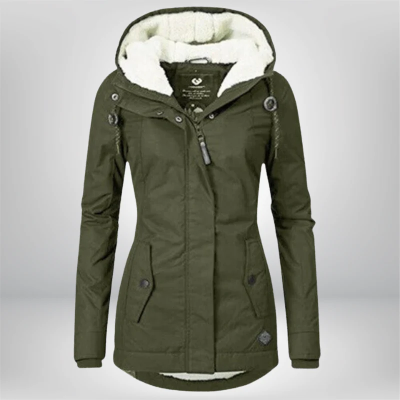 Winterjacke Damen mit Kapuze | Gefütterte Übergangsjacke - Image 5