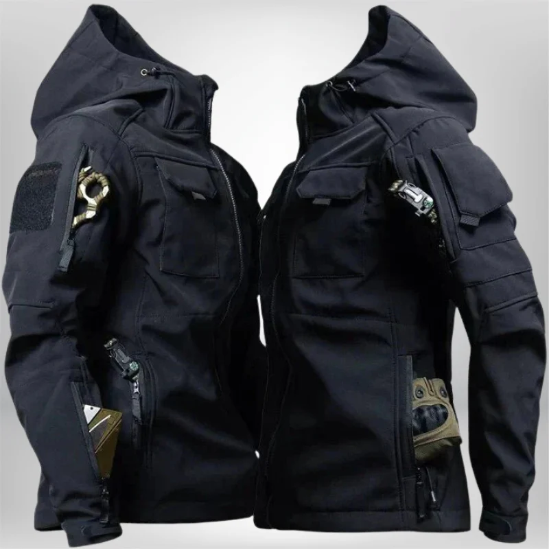 Winterjacke Herren Winddicht | Taktische Outdoorjacke - Image 2