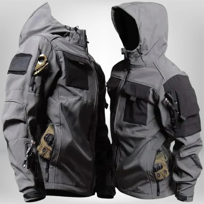 Winterjacke Herren Winddicht | Taktische Outdoorjacke - Image 3
