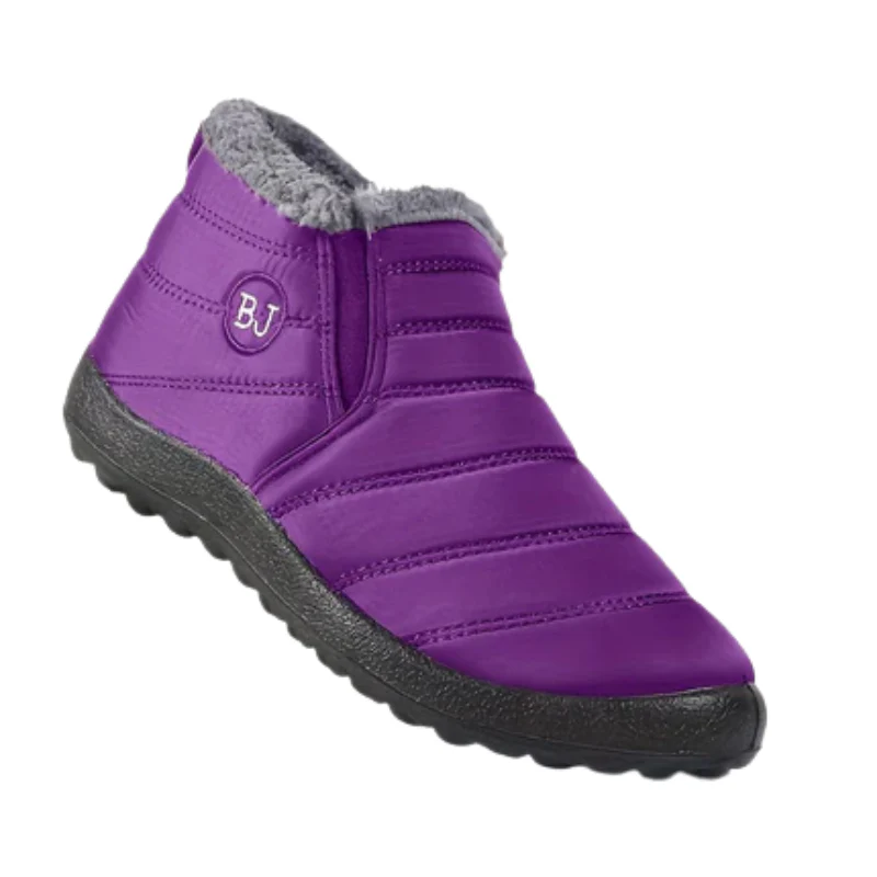 Winterschuhe Damen| Flach Knöchelhoch Mit Rundkappe - Image 8