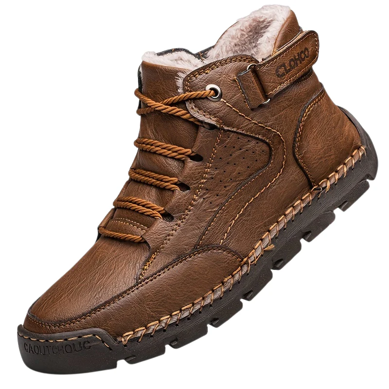 Winterschuhe Herren | Gefütterte Schnürstiefel Knöchelhoch - Image 4