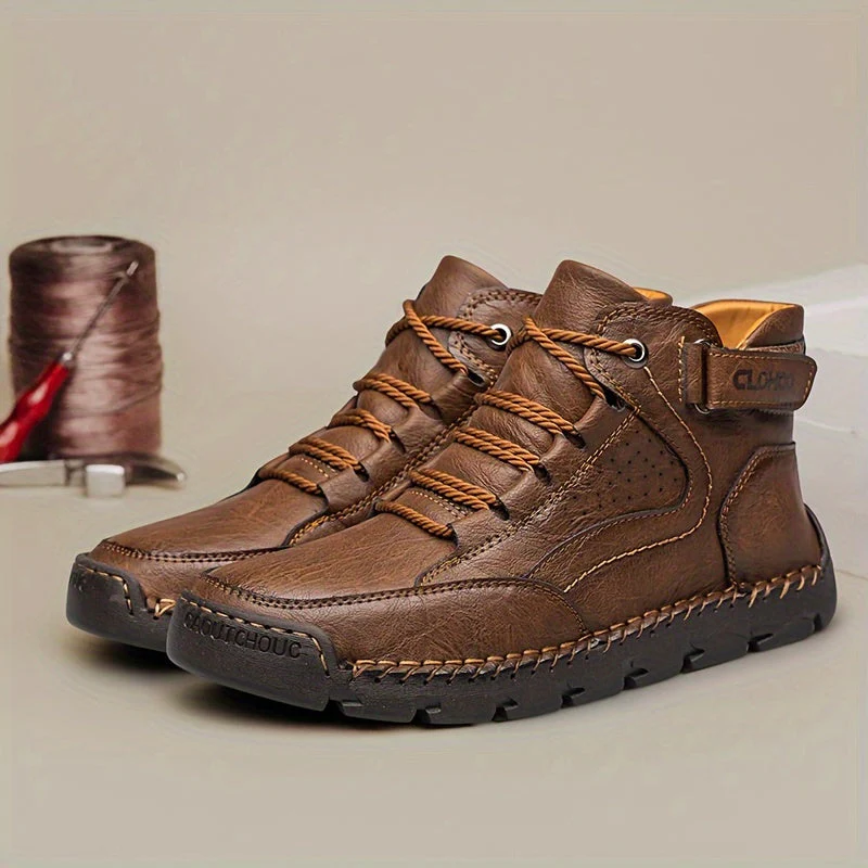 Winterschuhe Herren | Gefütterte Schnürstiefel Knöchelhoch - Image 5