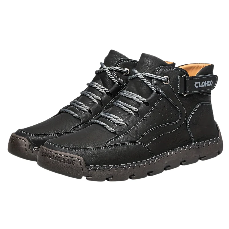 Winterschuhe Herren | Gefütterte Schnürstiefel Knöchelhoch - Image 6