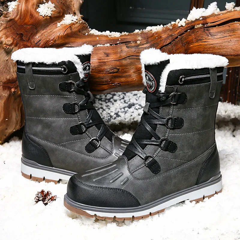 Winterschuhe Herren | Mittelhohe Schnürstiefel - Image 11