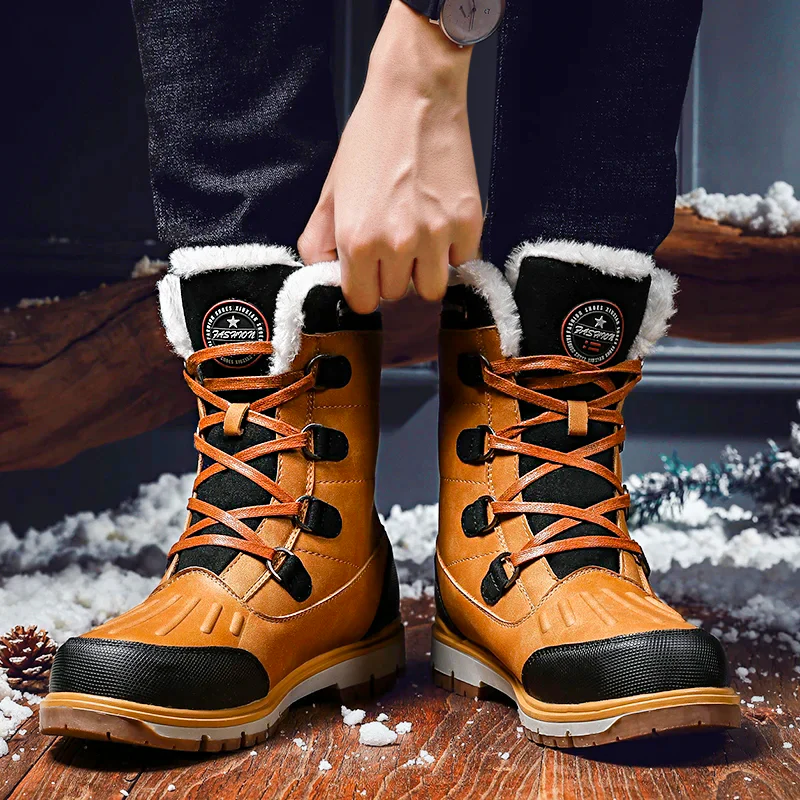 Winterschuhe Herren | Mittelhohe Schnürstiefel - Image 6