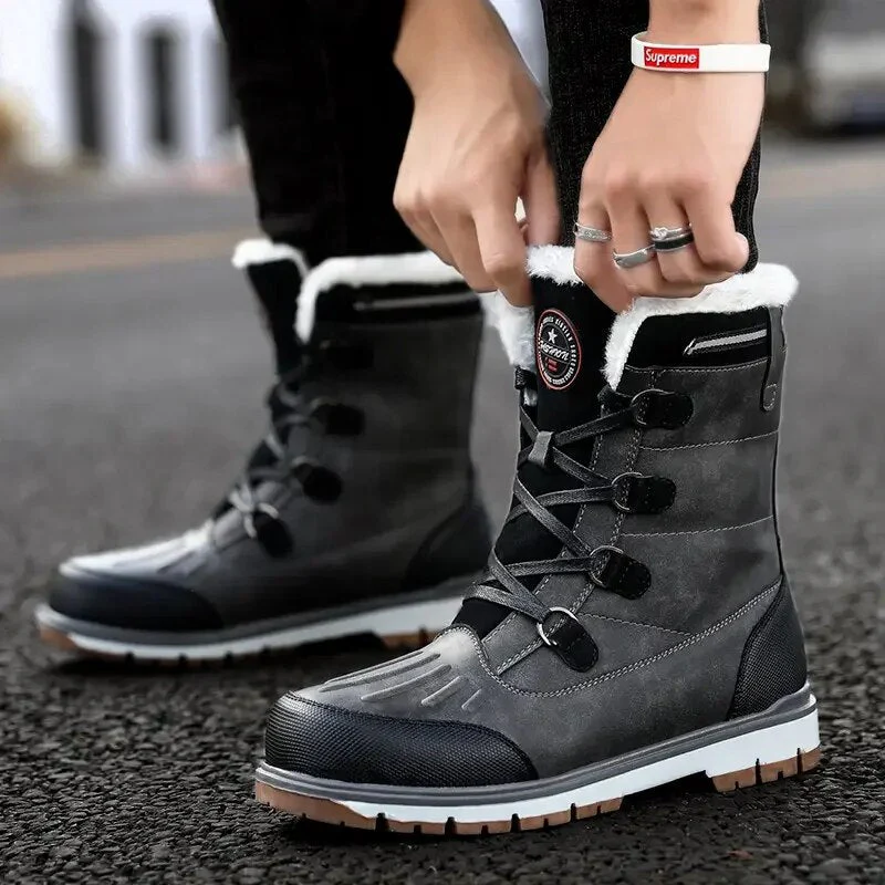Winterschuhe Herren | Mittelhohe Schnürstiefel - Image 8