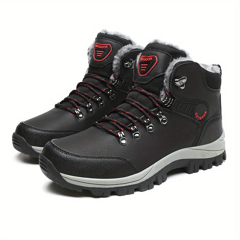 Winterschuhe Herren| Outdoor Schnürstiefel Mit Futter - Image 11