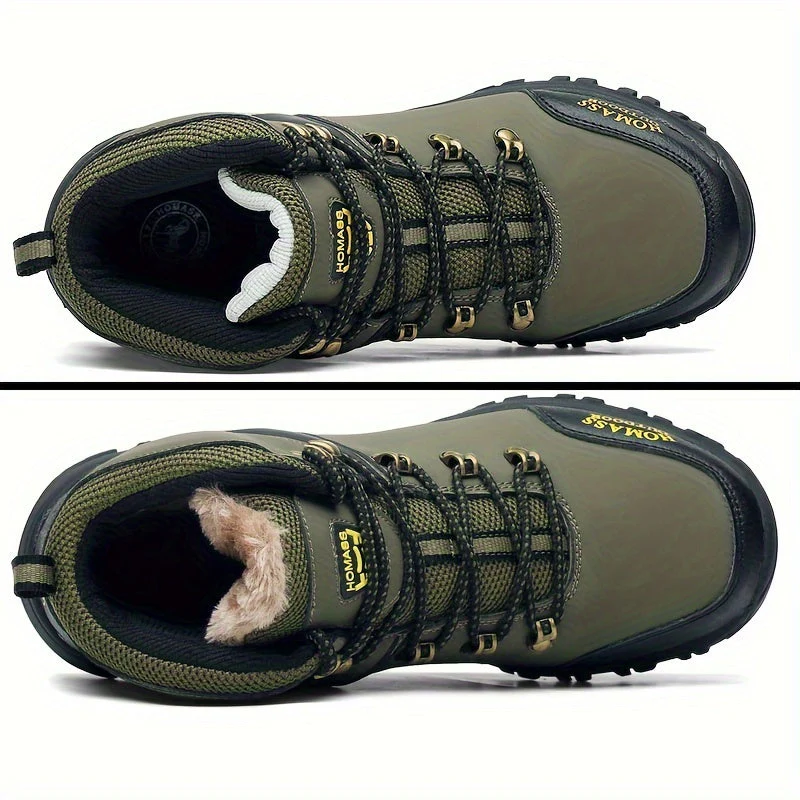 Winterschuhe Herren | Schnür-Wanderschuhe Mit Profilsohle - Image 2