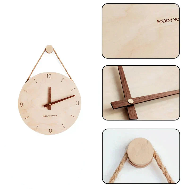 WoodHush Minimalistische Wanduhr - Image 2