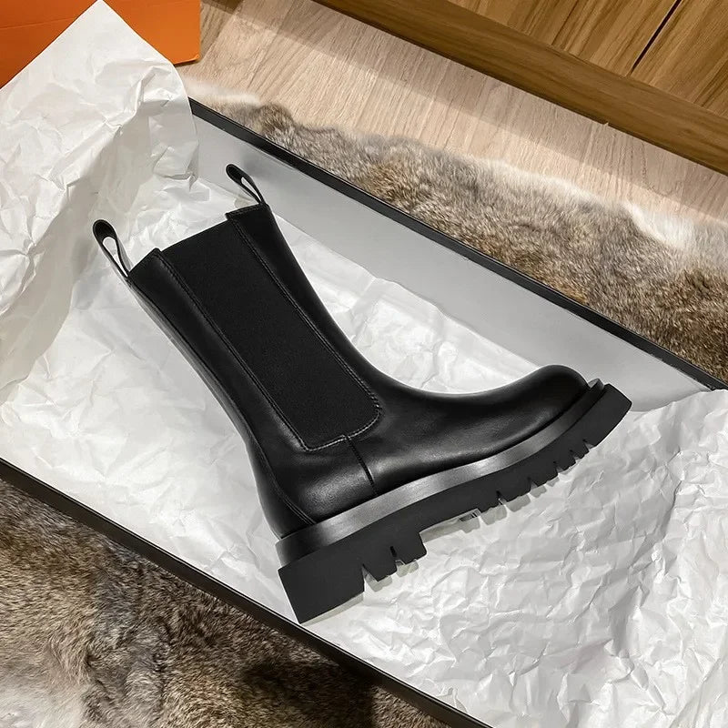 Wylla Mid-Calf Chelsea-Stiefel - Image 3