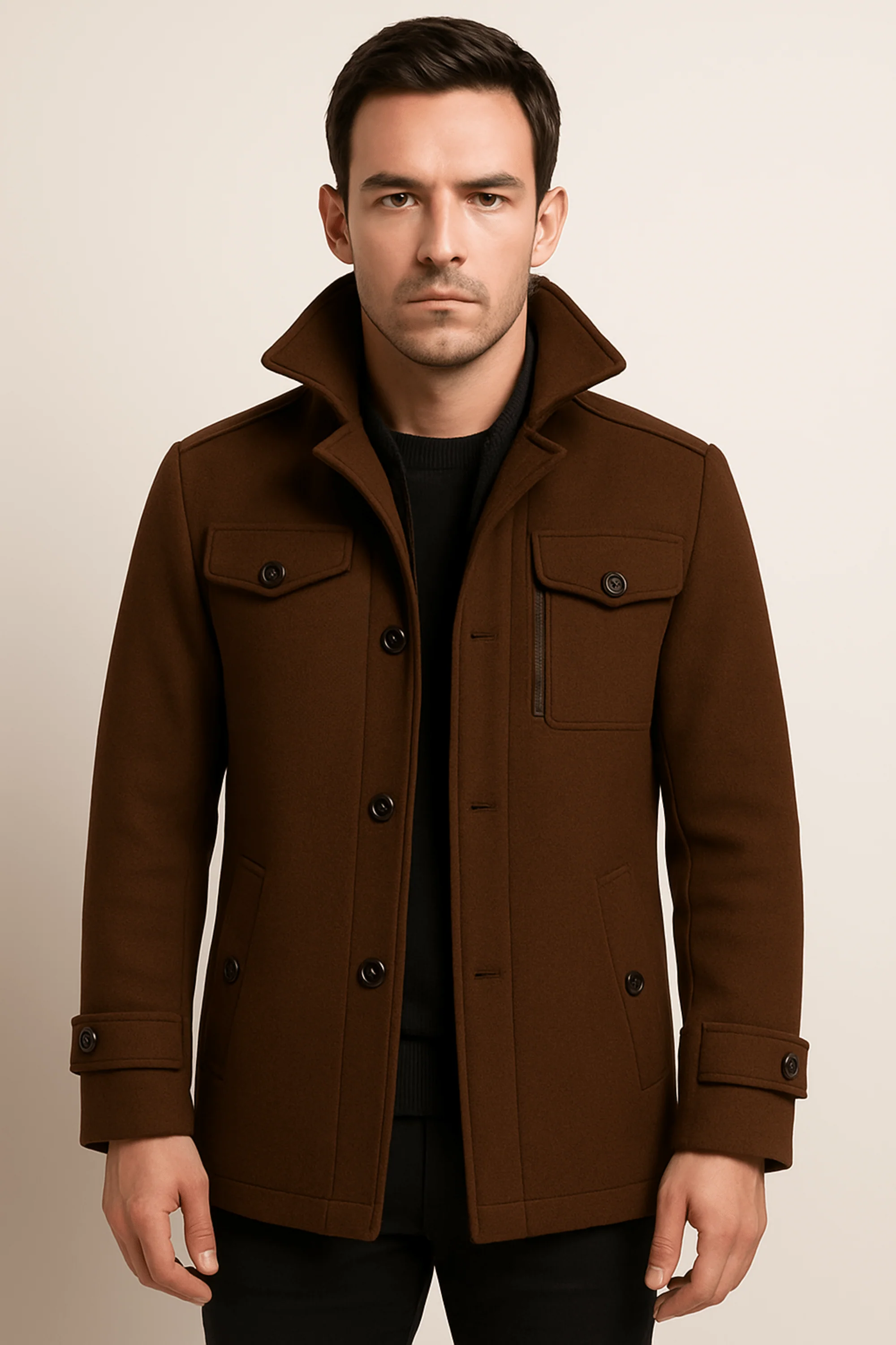 Xander Strukturierter Wintermantel - Image 3