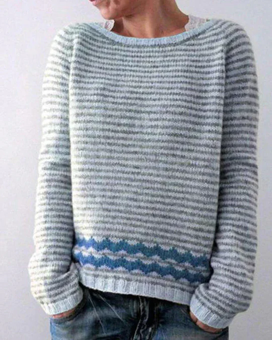 Xanthe | damen retro-pullover - Image 2